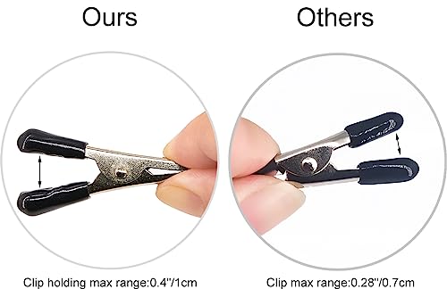 Yocoolfun Model Painting Stand Base Holder and 10PCS Bendable Alligator Clip Sticks Set with Lager Clips,Miniature Model Holder for Painting, Airbrush Hobby Tools Accessories Holder Stand