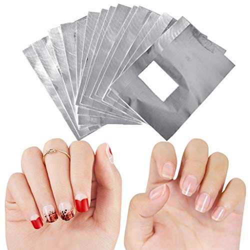 Tongcloud Nail Polish Remover Nail Foil Wraps Nail Gel Remover Soak Off Foils Cotton Pads Gel Polish Remover Soak Off Foils Gel Nail Polish Remover Wrap (2.5X3.5, 400.00) #TOP4