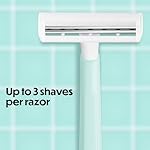 BIC Silky Touch Women's Disposable Razors, With 2 Blades, Pretty Pastel Razor Handles, 10 Count Pack of Shaving Razors - Image 2