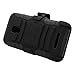 Eagle Cell Alcatel One Touch Fierce Hybrid Skin Case with Stand and Holster - Retail Packaging - Black/Black