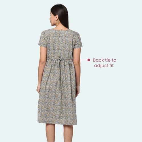 Image of Morph Maternity | Maternity Dresses for Women | Fits During Pregnancy & Post Pregnancy | Back Tie to Adjust