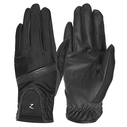 Gants d'équitation respirants Horze Evelyn femmes bleu marine foncé taille 4.5 à 10