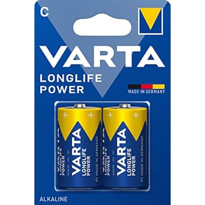 Varta Longlife Power C Alkaline Battery - Pack of 2