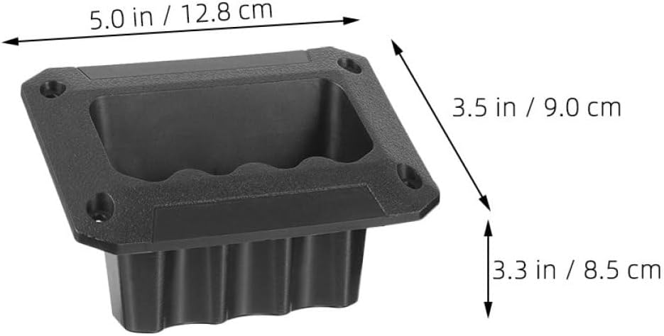 Mipcase 12pcs Small Plastic Audio Speaker Handle Replacement for Stage and Event Use and Convenient Design for Easy Transportation and Installation