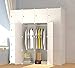Produktbild PREMAG Wood Pattern Portable Garderobe für hängende Kleidung, Kombischrank, modulare Schrank für platzsparende, Ideale Storage Organizer Cube für Bücher, Spielzeug, Handtücher (16 New)