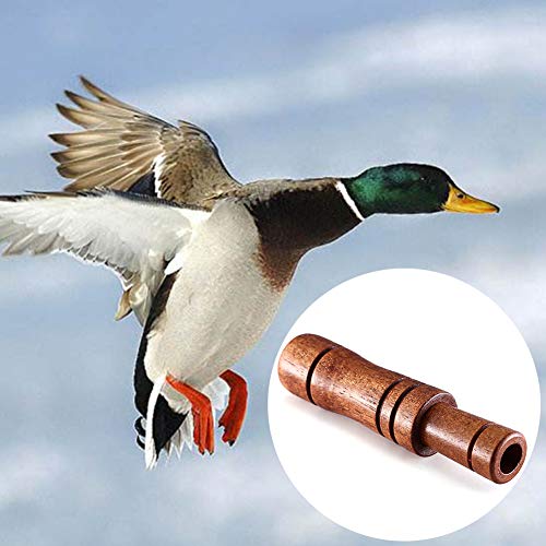 Adonpshy Duck Hunting Play Call Whistle Mallard Pheasant Caller Decoy Ourdoor Wood Color #TOP2