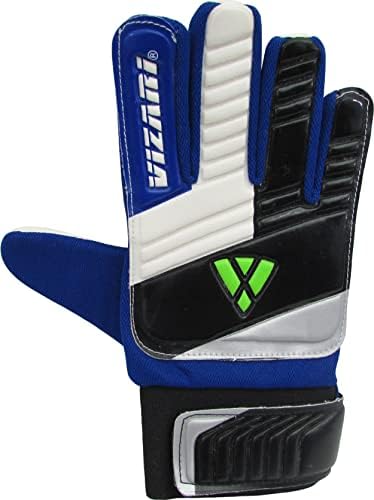 Vizari Junior Keeper Glove, Blue/White/Black, Size 8
