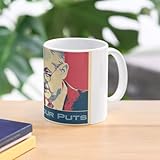 Jerome Powell Fuck Your Puts - Wallstreetbets. 11 Oz Premium Quality Printed Coffee Mug, Comfortable To Hold, Unique Ing Ideas For Friend/Coworker/Loved Ones