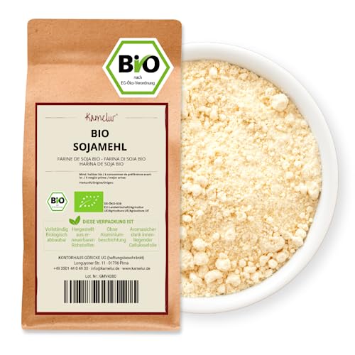 Produktfoto von Kamelur 500g BIO Sojamehl, Soja Mehl BIO ohne Zusätze