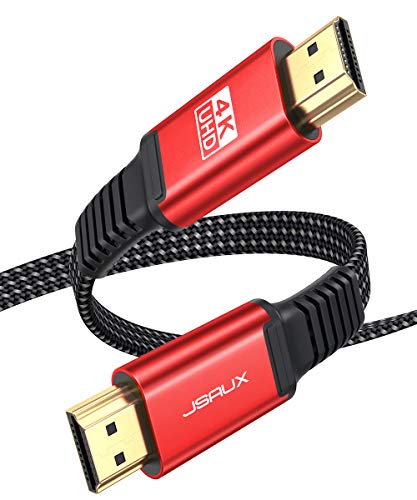 Cavo HDMI 3 Metri, JSAUX 4K Cavo HDMI 18 Gbps Alta...
