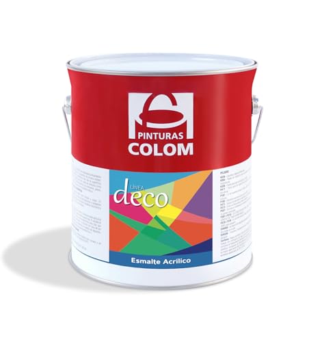 COLOM ESMALTE ACRILICO AL AGUA MULTISUPERFICIE BLANCO 4L - APLICABLE SOBRE HORMIGON, ACERO, ACERO GALVANIZADO, MADERA - RESISTENTE A LA INTEMPERIE (SATINADO)