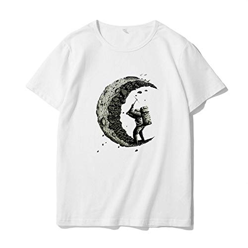 Nasa spacex short-sleeved summer casual t-shirt round neck loose …