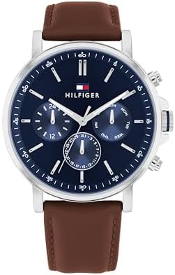 Tommy Hilfiger Multifunktion Analog Quarzuhr für Herren mit Edels...