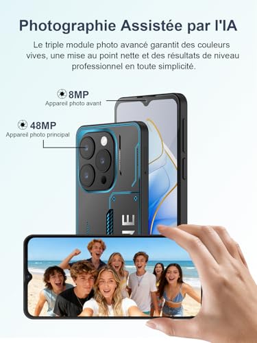 Téléphone débloqué Face ID invens Note 12P pour sécuriser vos données privées