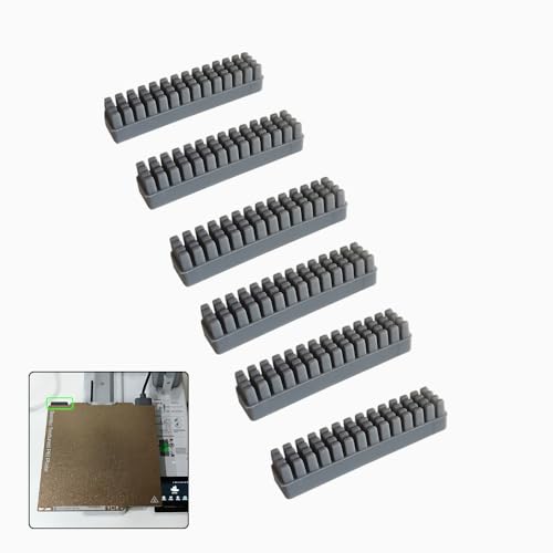 3D Printer Silicone Nozzle Wiper for Bambu Lab A1 Mini Silicone Nozzle Brush Replacement Cleaning Tool Compatible with Bambulab A1mini 3D Printer Nozzle Cleaning Kit 6pcs (NOT for Bambu A1)