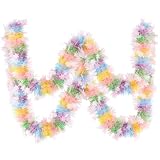 LOMIMOS 33FT Easter Tinsel Garland,Colorful Metallic Garland with Bunny Shaped...