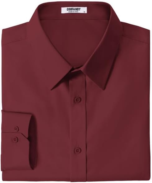 COOFANDY Mens Dress Shirts Long Sleeve Casual Button Down Shirts Formal Business Shirt - Image 7