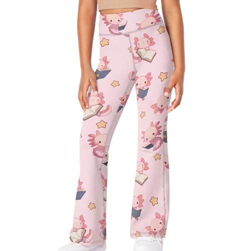 Image of Girls Flare Leggings Cute Bell Bottoms for Teen Girls Wide Leg Sweatpants for 5-14 T