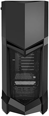 iONZ KZ12 FULL ATX GAMING PC TOWER TEMPERED GLASS CASE / MESH FRONT FOR MAXIMUM AIRFLOW PERFORMANCE