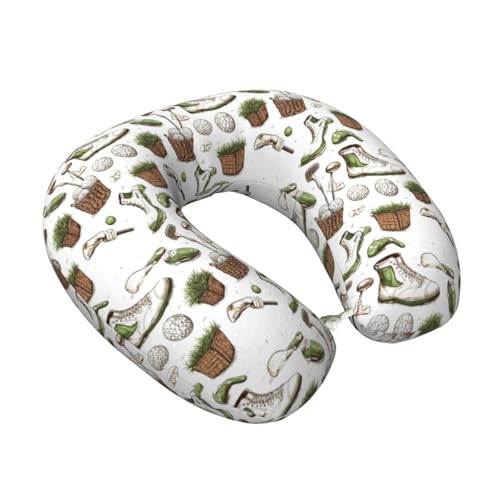 Nevjipu Memory Foam Travel Pillows for Airplanes - Golf Ball
