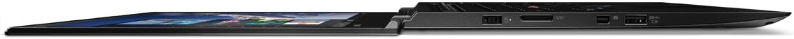 Right side view of Lenovo X1 Carbon 4th Generation laptop showing ports.