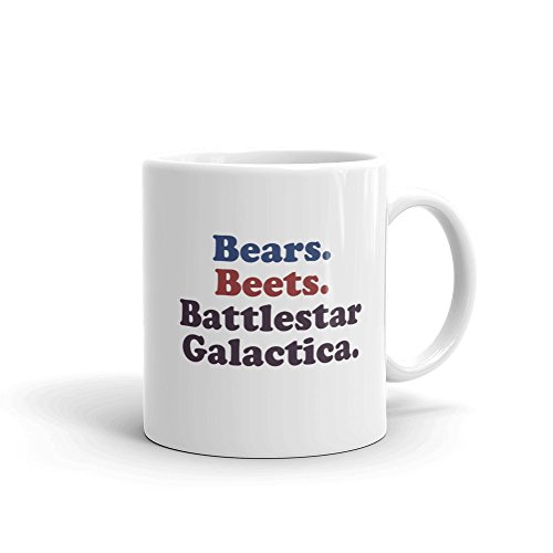 NBC The Office Bears. Beets. Battlestar Galactica 11oz Mug - Official Coffee Mug