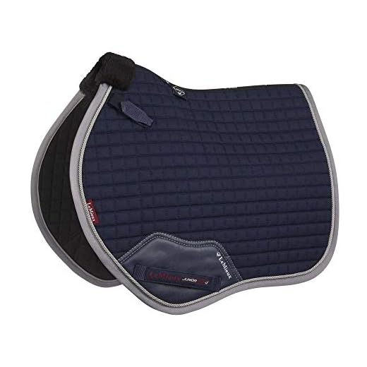 LeMieux Junior Pro General Purpose Jump Square Saddle Pad Navy - Small