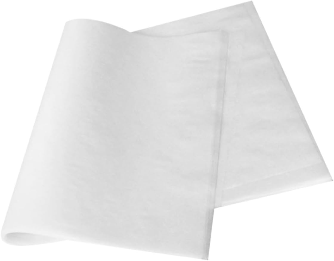 POPETPOP 40 Sheets Food-grade Non-stick Parchment Paper Baking Liner for Bbq Baking and Steaming Multi-function Grease Resistant Cooking Paper