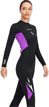 3XL Plus Size Wetsuit Women 3mm Full Stretch Scuba Diving Neoprene Surf Jump Suit Wet