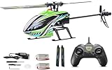 FLYCOLOR F03 RC Helicopter 4Channel 2.4Ghz Remote Control with 6-Axis Gyro and Altitude Hold and One Key Take Off for Beginner RTF (Green)
