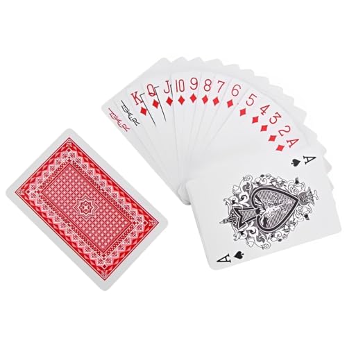 Jogo com 2 Baralhos de Plástico com Lata de Metal