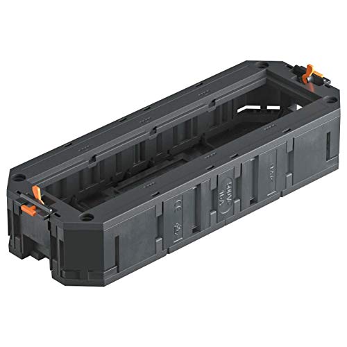 Soporte universal ut4 45-4 Obo-bettermann en poliamida negro grafito para mecanismos