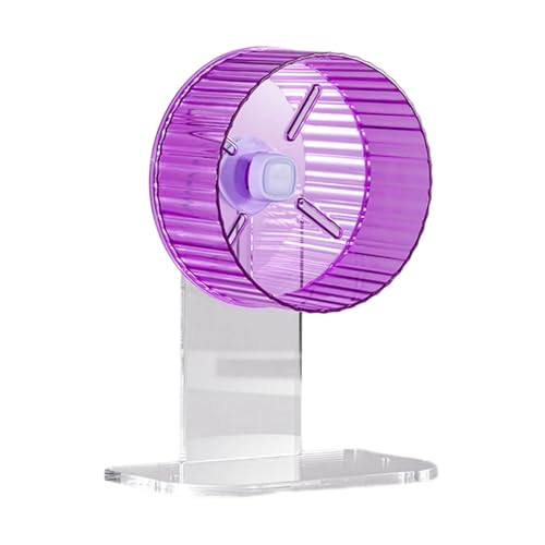 PASNMKvn Quiet Spinner Hamster Running with Stand for Hamsters Gerbils 17cm with Base Exercise Wheel