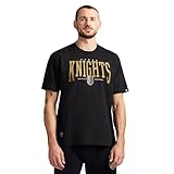 GAME 7 x NHL Men's Officially Licensed Graphic Short Sleeve Lightweight Crew Neck Cotton Team T-Shirt Black