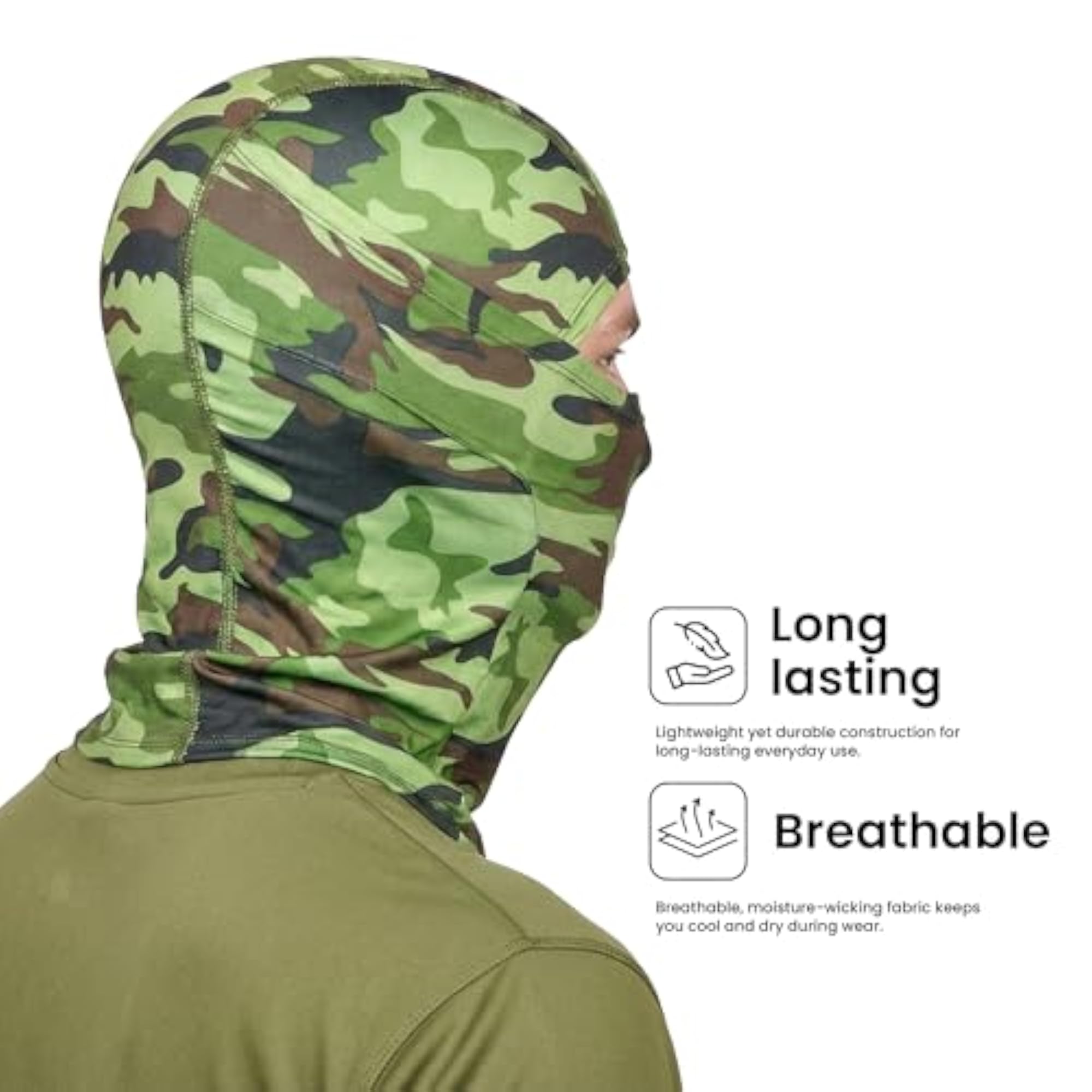 Premium Unisex Balaclava, Breathable Fabric with UV Protection