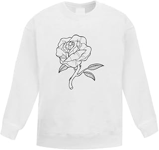 Azeeda 'Rose' Kid's Sweatshirt/Jumper (9-11 Years) (KW00009766)