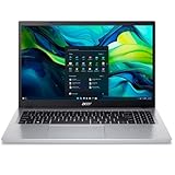 acer Aspire Go 15 AG15-31P 15.6" Laptop | Full HD 1920 x 1080 Display | Intel i3-N305 Octa-Core CPU up to 3.8GHz | 8GB DDR5 RAM | 128GB PCIe NVMe SSD | Windows 11 | Silver