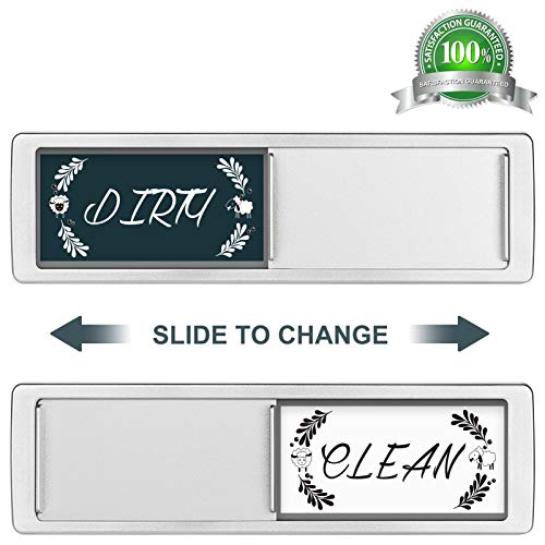image for Cimkiz Dishwasher Magnet Clean Dirty Sign Shutter Only Changes When Yo