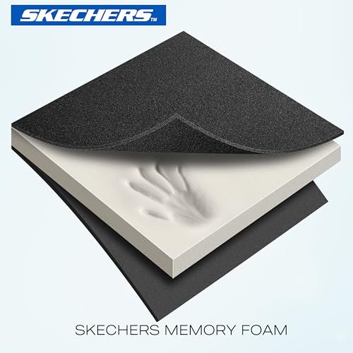 Skechers Steering Wheel Cover, Memory Foam Car Steering Wheel Cover,14.5-15inch Anti-Slip Safety Comfortable Desgin, Universal Accessory for Diverse Cars, Truck,SUV (Black & Black) by Skechers - Used condition - Image 5