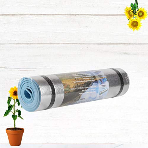 IMIKEYA Yogamat, eenvoudig, aluminiumfolie, EVA-mat, slaapmat van schuim, campingmat, waterdicht, reflecterend - Image 8