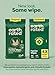 Earth Rated Dog Ear Wipes, Vet-Developed Pet Ear Wipes for Dogs & Cats, Hypoallergenic Cleaner to Remove Dirt and Wax, Wild Oat Scent, 70 Count
