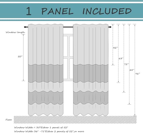Image of Yancorp Curtain for Girls Bedroom Kids Curtain Hollow-Out Star Window Nursery Curtain 63 inches Length Room Darkening Grommet, 1 Panel (Baby Pink Blue, W34 X L42)