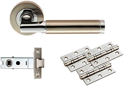 Carlisle Brass UDP007SN/INTB Sintra Latch Pack, Ultimate Door Pack, Satin Nickel