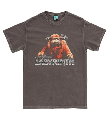 Labyrinth Ludo Friend Vintage Wash Charcoal T Shirt | Ya disponible en tu tienda friki favorita! En mundofriki.es! Labyrinth Ludo Friend Vintage Wash Charcoal T Shirt | Ya disponible en tu tienda friki favorita! En mundofriki.es!