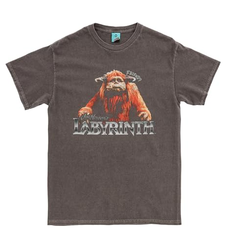 Labyrinth Ludo Friend Vintage Wash Charcoal T Shirt