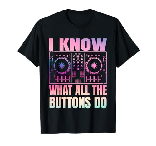 Funny DJ Art Men Women Music Producer Disc Jockey Lover DJ T-Shirt