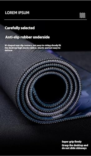 Image of Large 800x300mm 3D Geometric Design Mouse Pad for PC | Desk Mat, Mouse Pad Gaming, Mouse Mat,LaptopMat for Desk, Keyboard Mat,Desk Pad Large, Big Mousepad for Computer Table