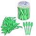 Beauticom Pana Brand Cosmetic Make Up Disposable Plastic 2.5" Spatulas Skin Care Facial Cream Mask Spatula (100 Pieces in a Container) (APPLE GREEN)