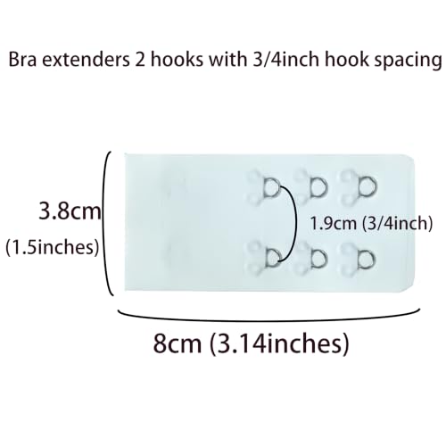 Image of SAMGU Women's Bra Extenders 2 Hook /3 Hook /4 Hook /5 Hook /6 Hook Soft Stretchy
