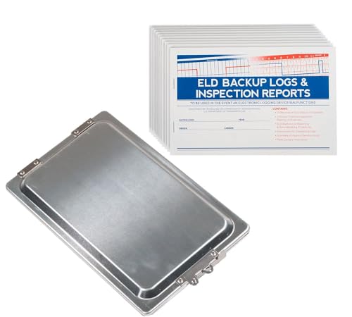 Mytee Products Backup Driver Log Kit - ELD Backup Driver Log Books for Truck Drivers w/Inspection Report (2-Ply